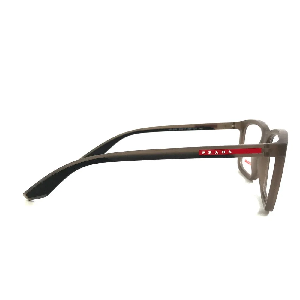 Prada Linea Rossa Eyeglasses Frames VPS03S 29F-1O1 Frosted Brown 53-17-145